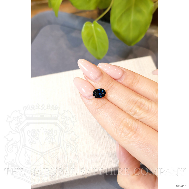 2.09 Ct. Blue Sapphire from Ceylon (Sri Lanka)