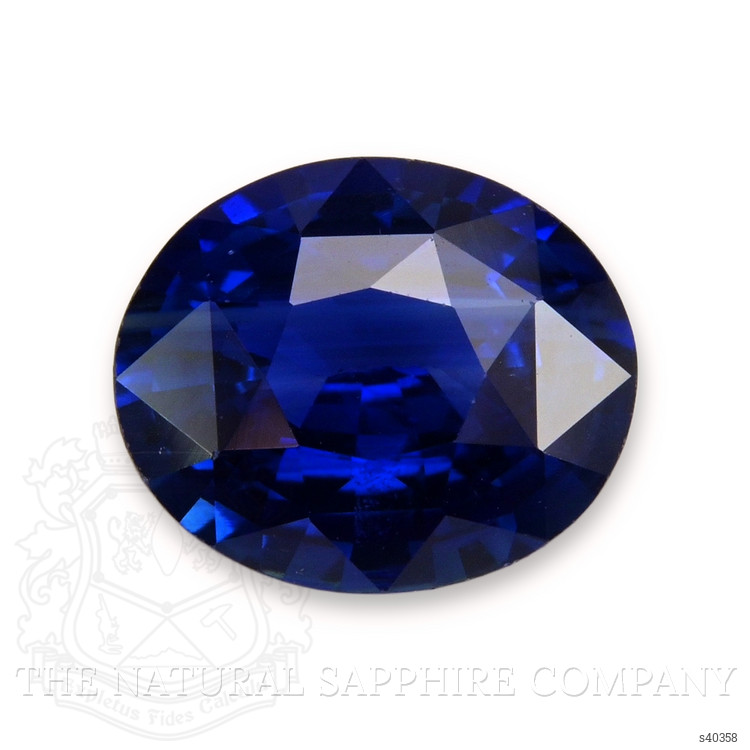 2.21 Ct. Blue Sapphire from Ceylon (Sri Lanka)