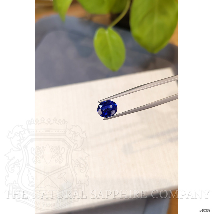 2.21 Ct. Blue Sapphire from Ceylon (Sri Lanka)