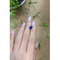 2.42 Ct. Blue Sapphire from Ceylon (Sri Lanka) Life Style