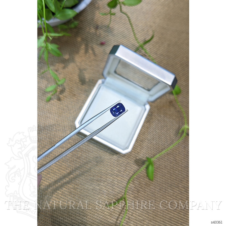 2.42 Ct. Blue Sapphire from Ceylon (Sri Lanka)