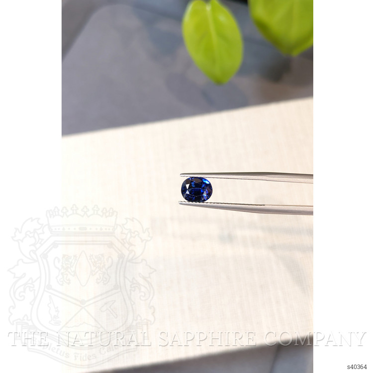2.04 Ct. Blue Sapphire from Ceylon (Sri Lanka)