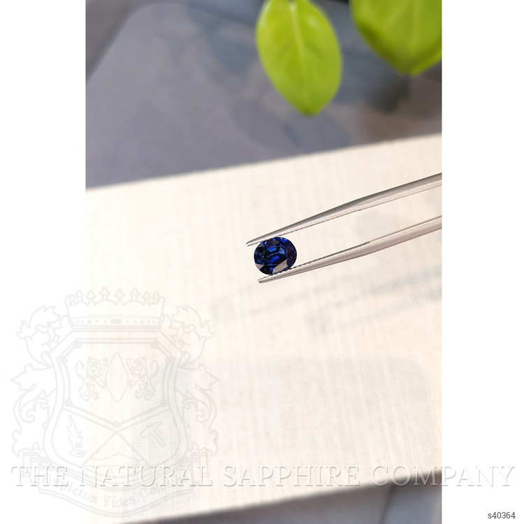 2.04 Ct. Blue Sapphire from Ceylon (Sri Lanka)
