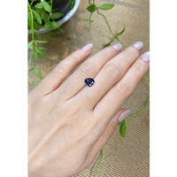1.96 Ct. Blue Sapphire from Ceylon (Sri Lanka) Life Style