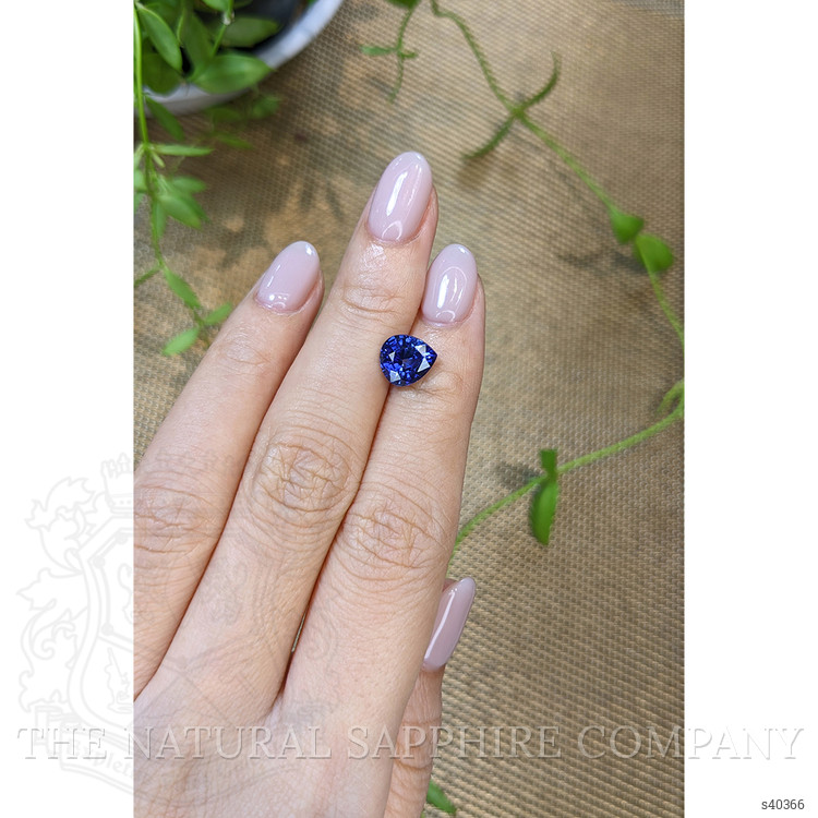 2.55 Ct. Blue Sapphire from Ceylon (Sri Lanka)