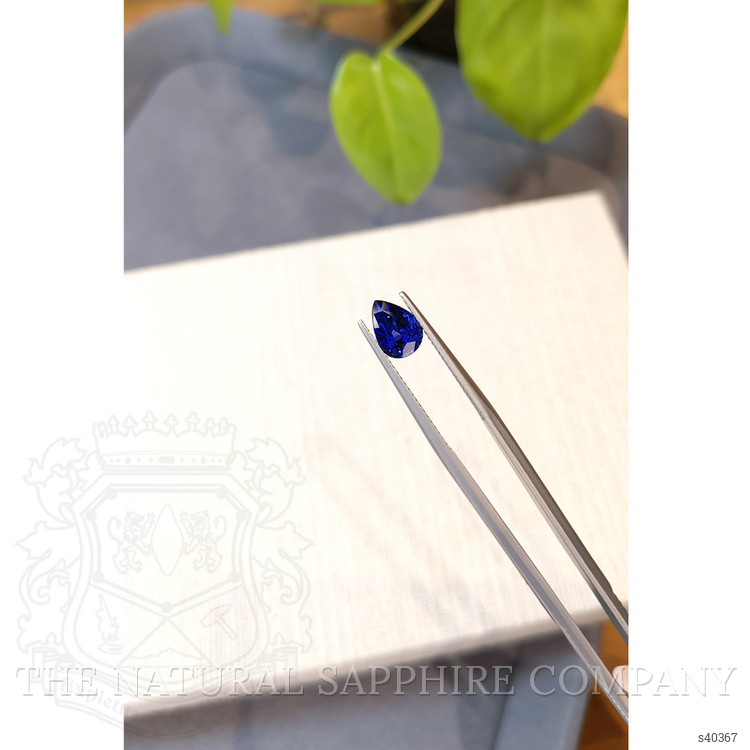 1.33 Ct. Blue Sapphire from Ceylon (Sri Lanka)