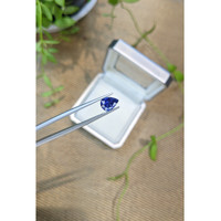 2.06 Ct. Blue Sapphire from Ceylon (Sri Lanka) Life Style
