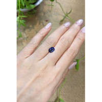 1.97 Ct. Blue Sapphire from Ceylon (Sri Lanka) Life Style