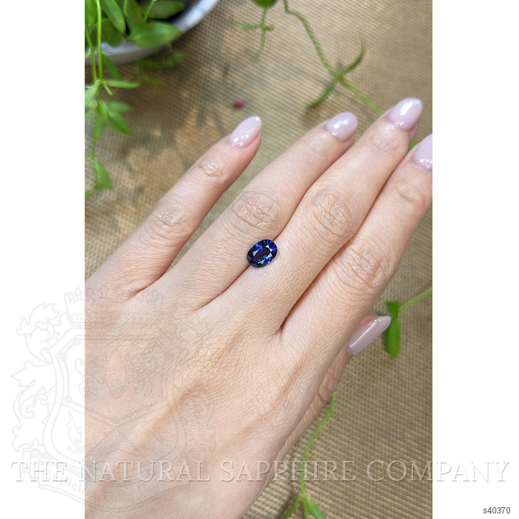 1.97 Ct. Blue Sapphire from Ceylon (Sri Lanka)