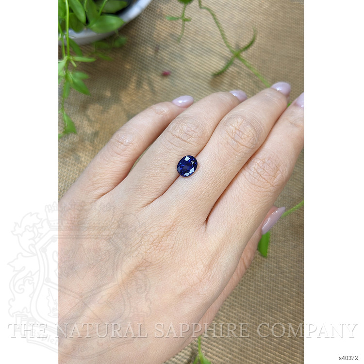 2.05 Ct. Blue Sapphire from Ceylon (Sri Lanka)