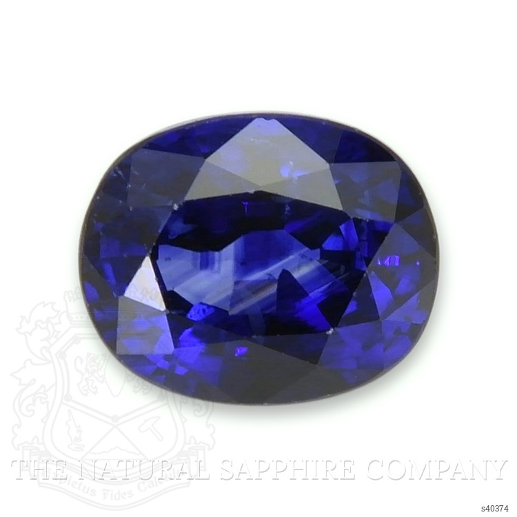2.06 Ct. Blue Sapphire from Ceylon (Sri Lanka)
