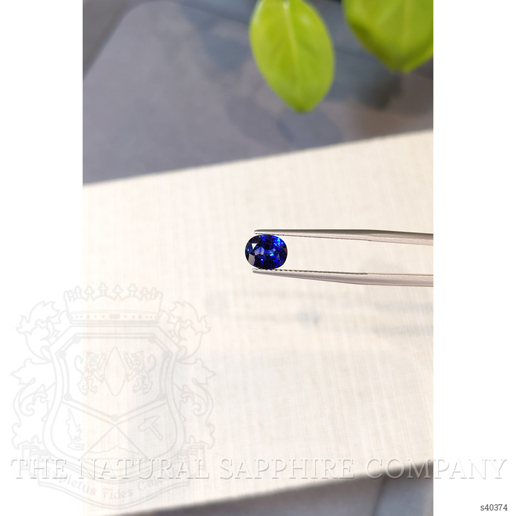2.06 Ct. Blue Sapphire from Ceylon (Sri Lanka)