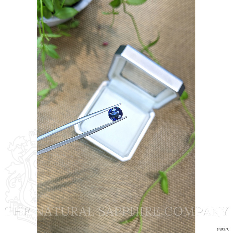 1.79 Ct. Blue Sapphire from Ceylon (Sri Lanka)