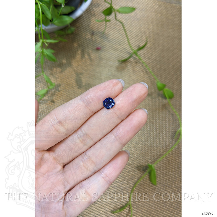 1.79 Ct. Blue Sapphire from Ceylon (Sri Lanka)