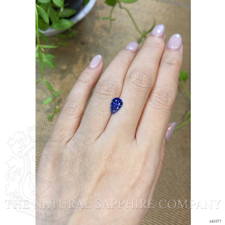 2.15 Ct. Blue Sapphire from Ceylon (Sri Lanka)