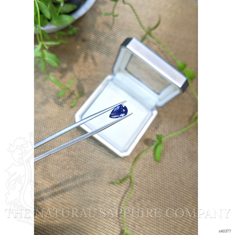 2.15 Ct. Blue Sapphire from Ceylon (Sri Lanka)