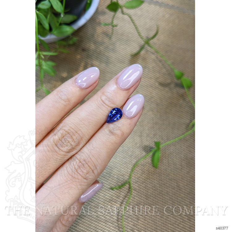 2.15 Ct. Blue Sapphire from Ceylon (Sri Lanka)