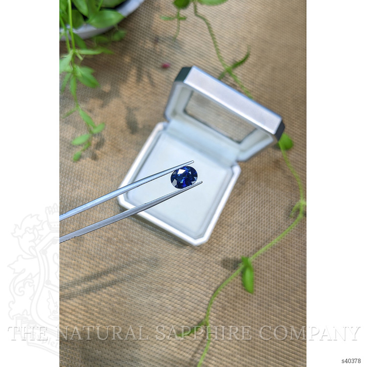 2.30 Ct. Blue Sapphire from Ceylon (Sri Lanka)