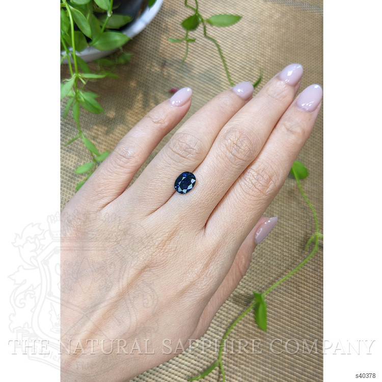 2.30 Ct. Blue Sapphire from Ceylon (Sri Lanka)
