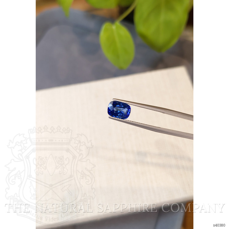 2.14 Ct. Blue Sapphire from Ceylon (Sri Lanka)