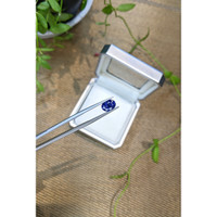 2.05 Ct. Blue Sapphire from Ceylon (Sri Lanka) Life Style