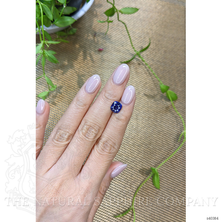 2.14 Ct. Blue Sapphire from Ceylon (Sri Lanka)