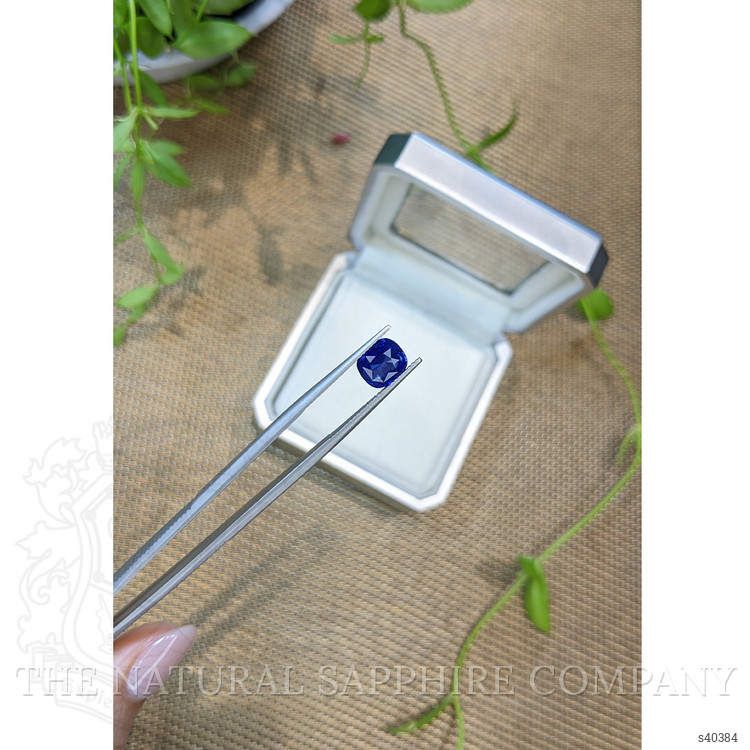 2.14 Ct. Blue Sapphire from Ceylon (Sri Lanka)