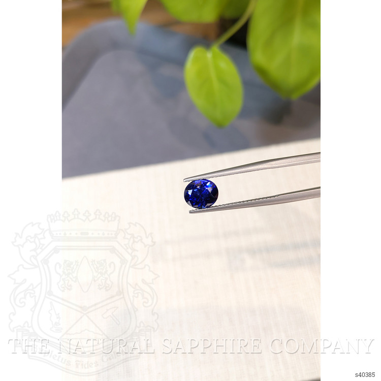 2.35 Ct. Blue Sapphire from Ceylon (Sri Lanka)