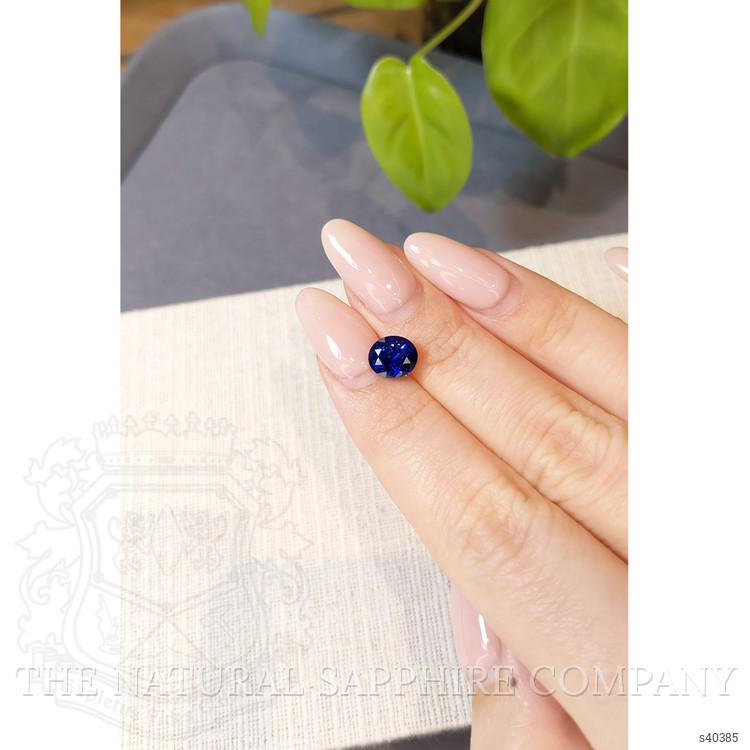 2.35 Ct. Blue Sapphire from Ceylon (Sri Lanka)