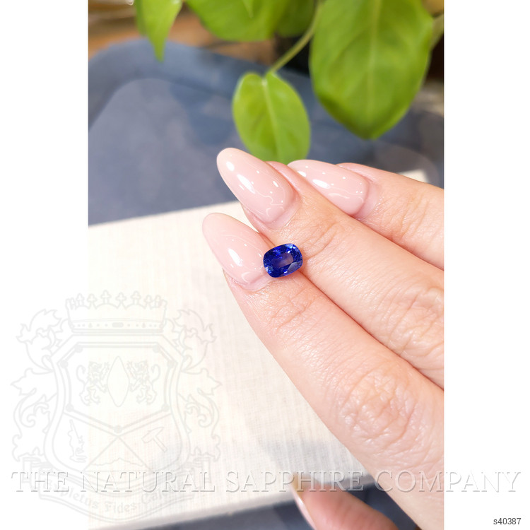 2.12 Ct. Blue Sapphire from Ceylon (Sri Lanka)