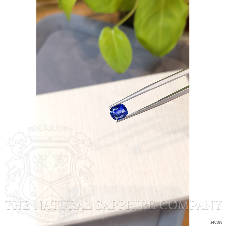 1.89 Ct. Blue Sapphire from Ceylon (Sri Lanka)