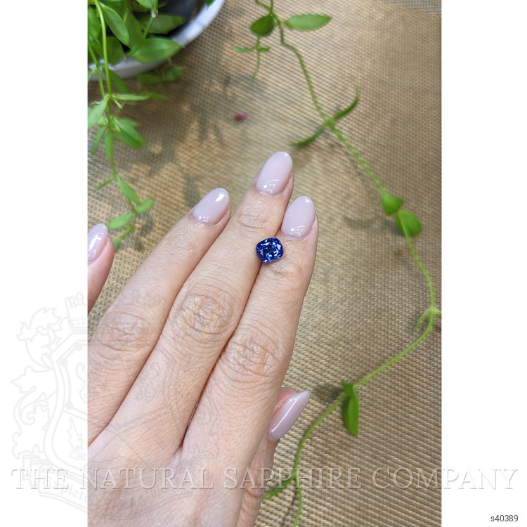 2.07 Ct. Blue Sapphire from Ceylon (Sri Lanka)