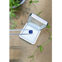 2.07 Ct. Blue Sapphire from Ceylon (Sri Lanka) Life Style