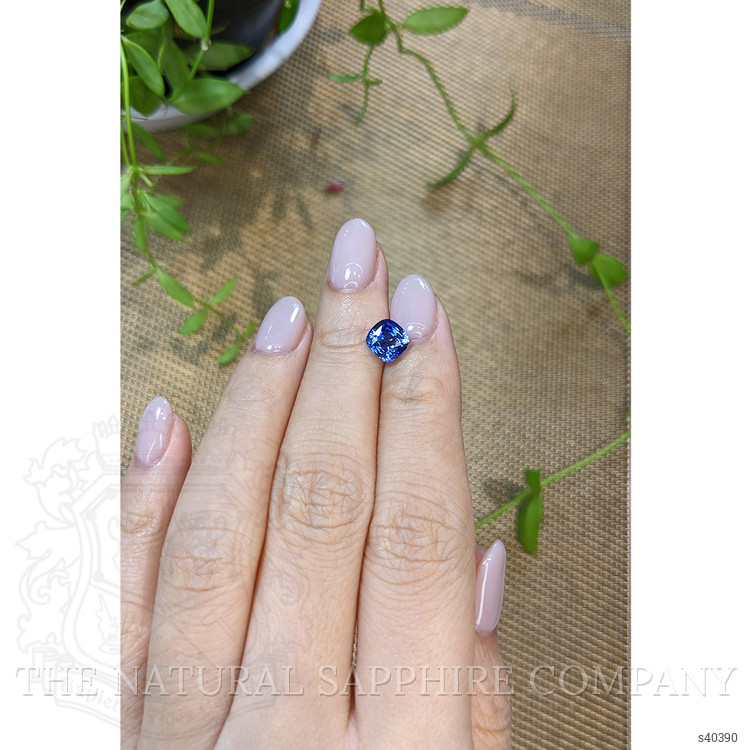2.14 Ct. Blue Sapphire from Ceylon (Sri Lanka)