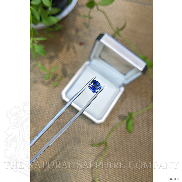 2.14 Ct. Blue Sapphire from Ceylon (Sri Lanka)