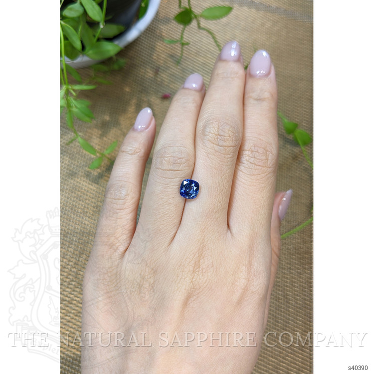 2.14 Ct. Blue Sapphire from Ceylon (Sri Lanka)