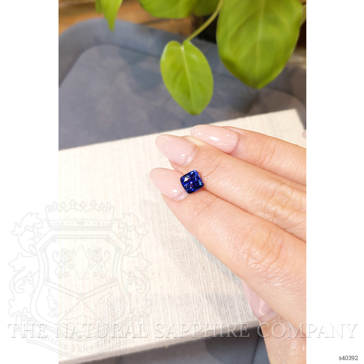 2.08 Ct. Blue Sapphire from Ceylon (Sri Lanka)
