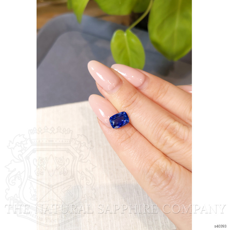 2.62 Ct. Blue Sapphire from Ceylon (Sri Lanka)