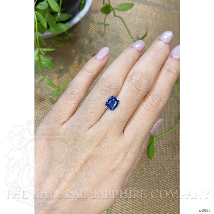 2.06 Ct. Blue Sapphire from Ceylon (Sri Lanka)