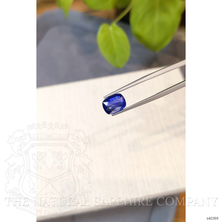 2.91 Ct. Blue Sapphire from Ceylon (Sri Lanka)