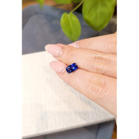 2.01 Ct. Blue Sapphire from Ceylon (Sri Lanka) Life Style
