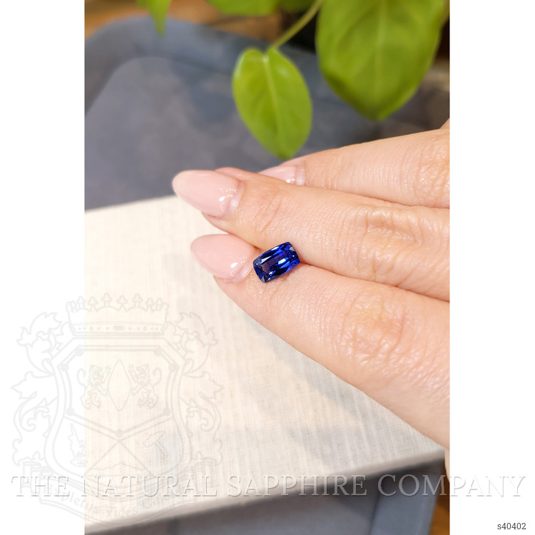 2.01 Ct. Blue Sapphire from Ceylon (Sri Lanka)
