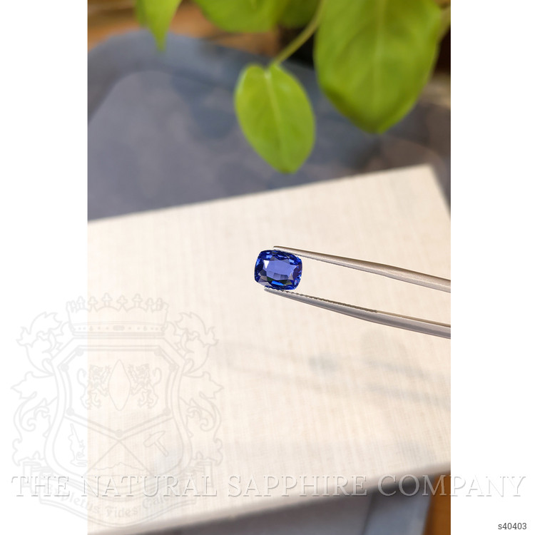 2.41 Ct. Blue Sapphire from Ceylon (Sri Lanka)