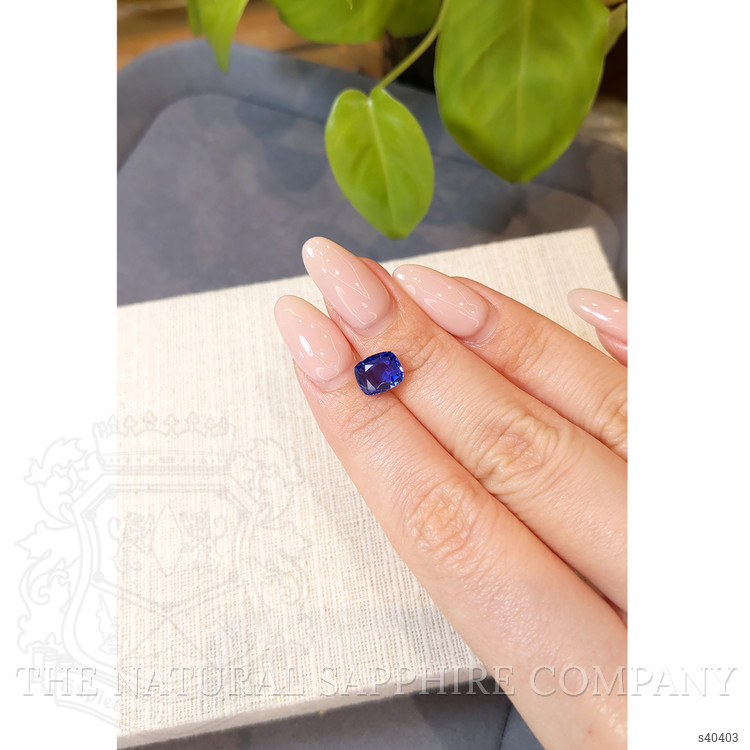 2.41 Ct. Blue Sapphire from Ceylon (Sri Lanka)