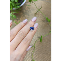 2.71 Ct. Blue Sapphire from Ceylon (Sri Lanka) Life Style