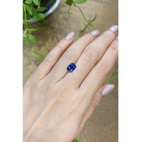 2.71 Ct. Blue Sapphire from Ceylon (Sri Lanka) Life Style