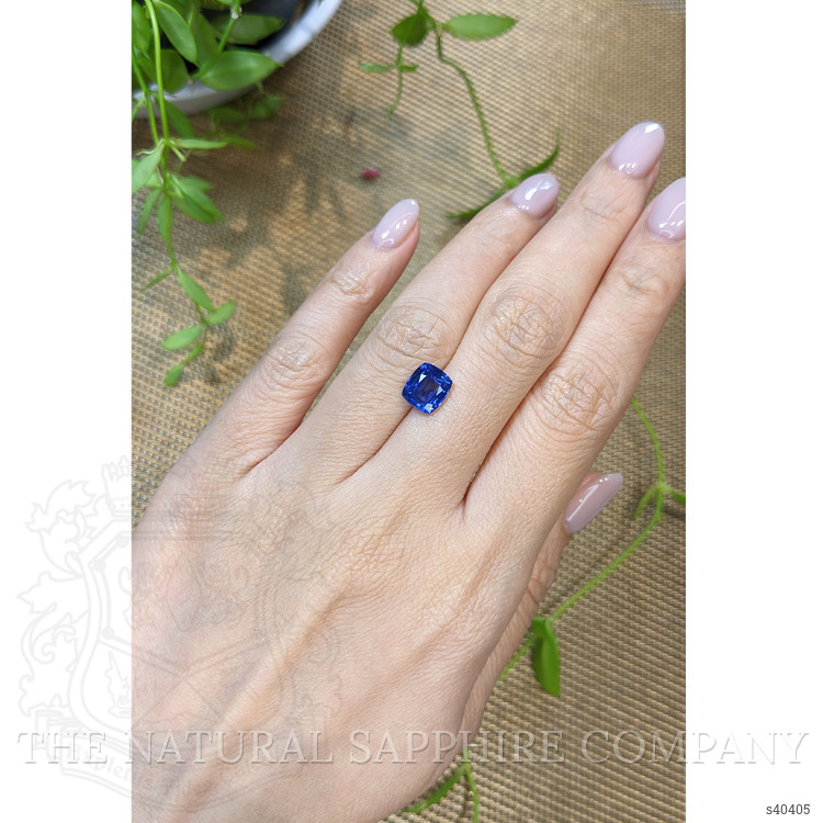 2.48 Ct. Blue Sapphire from Ceylon (Sri Lanka)