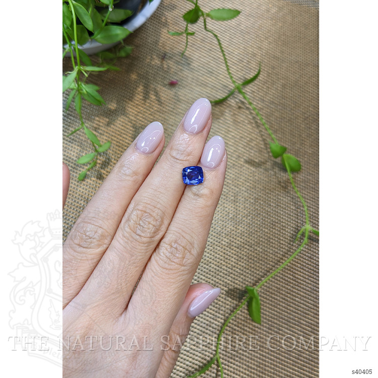 2.48 Ct. Blue Sapphire from Ceylon (Sri Lanka)