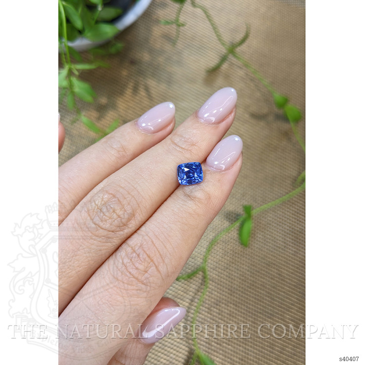 2.31 Ct. Blue Sapphire from Ceylon (Sri Lanka)