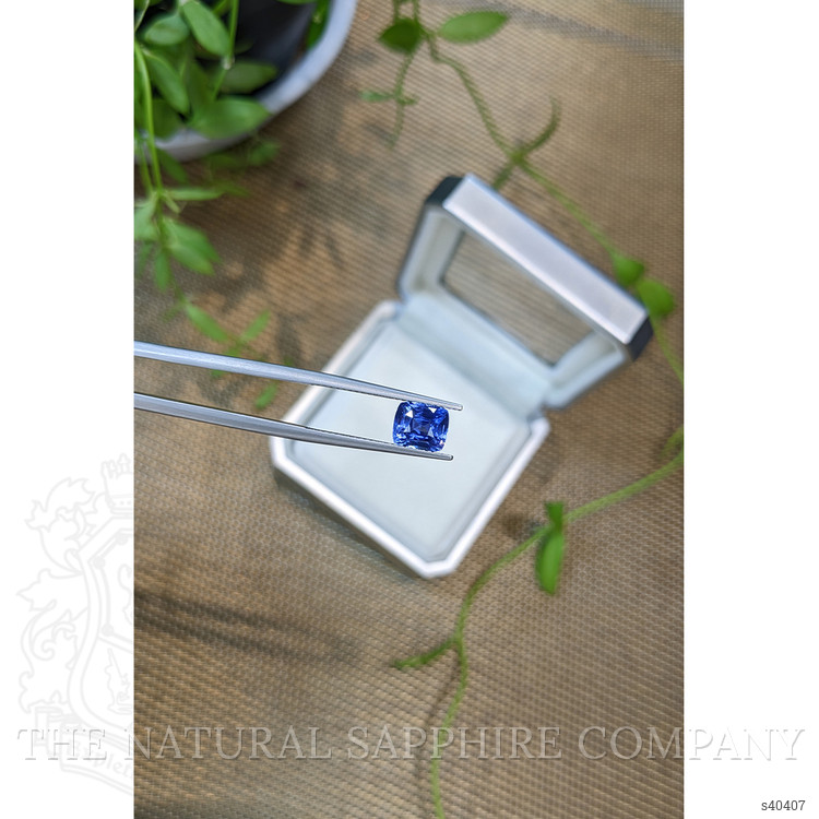 2.31 Ct. Blue Sapphire from Ceylon (Sri Lanka)